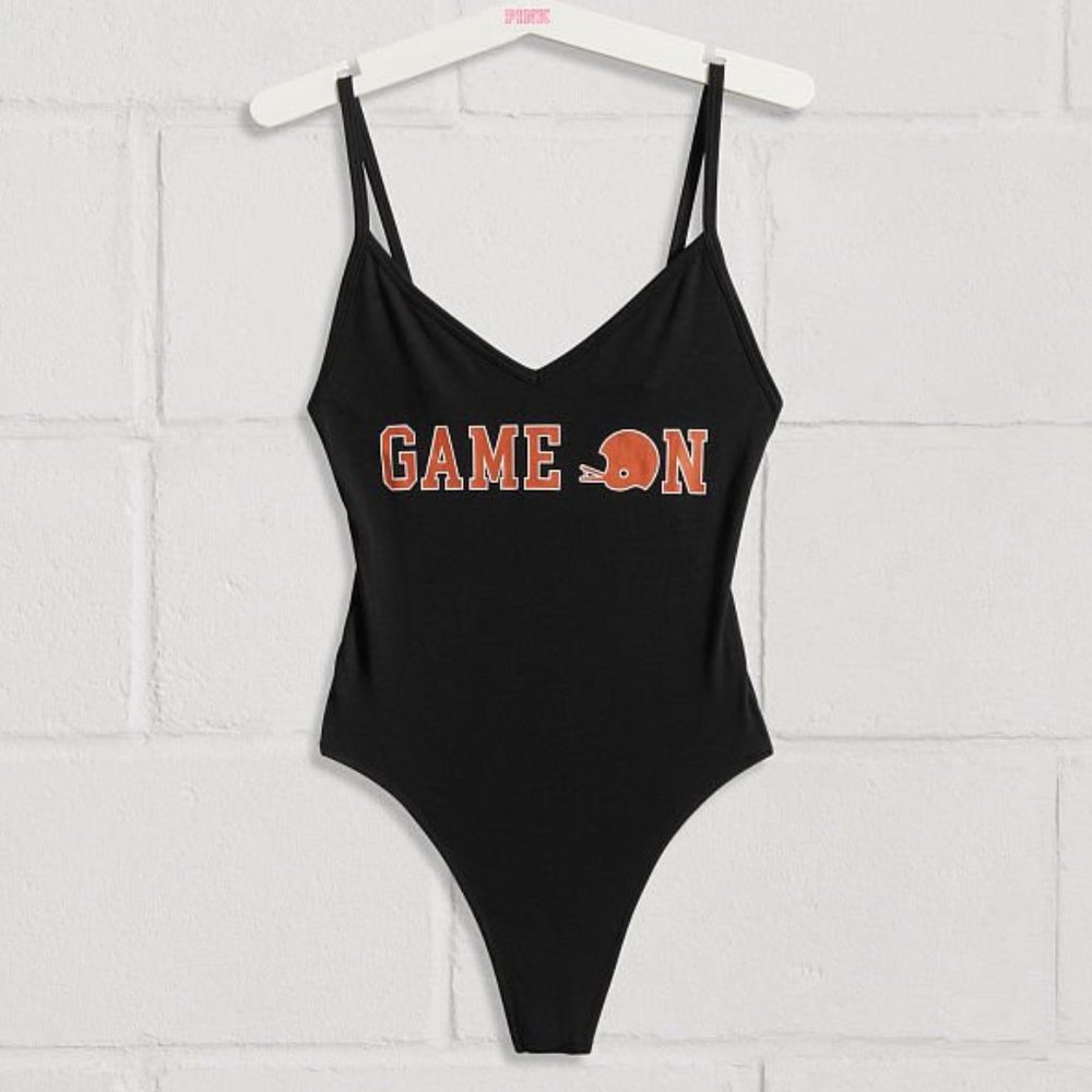 TEXAS LONGHORNS University of Texas Austin Football Bodysuit Cheer Shirt Top